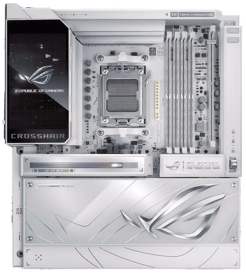 Patones PC - Montaje Placa Base ASUS ROG CROSSHAIR X870E GLACIAL Patones